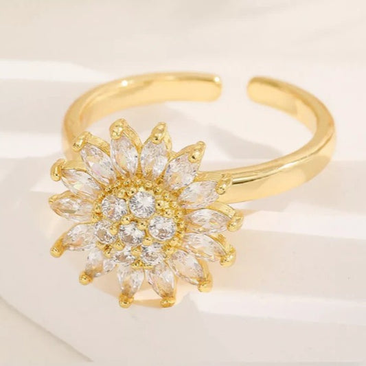 Anillo Giratorio de Girasol
