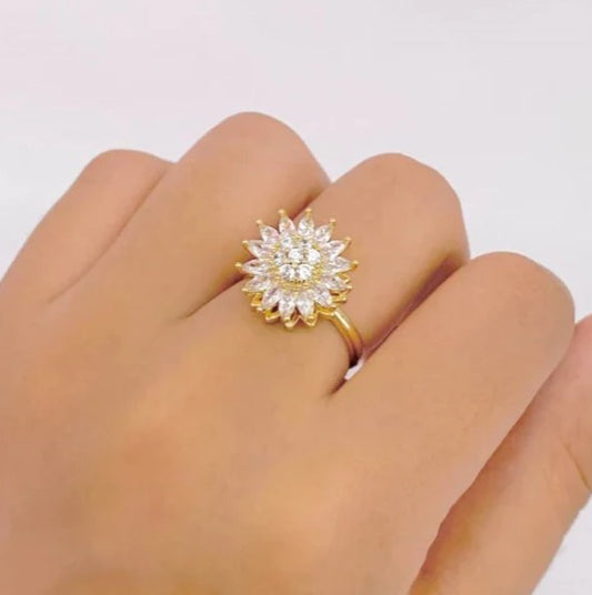 Anillo Giratorio de Girasol